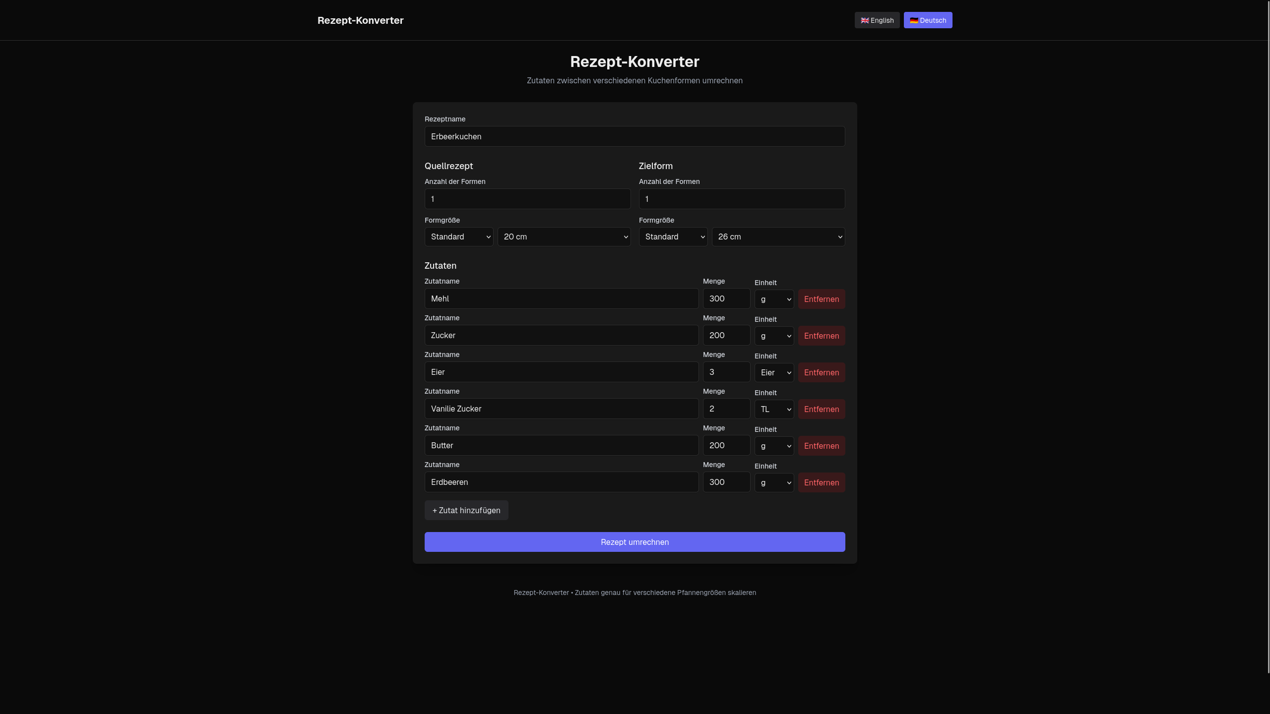 Recipe Converter - Image 1